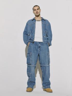 CONVERTIBLE BIG T ZIP CARGO JEAN