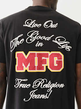 CHAIN EMBROIDERY MFG TEE
