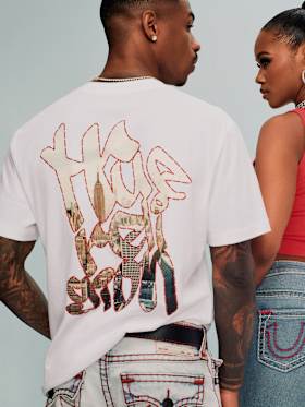 CITYSCAPE BIG T PUFF PRINT TEE
