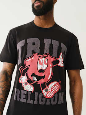 SHOEY FLOCKED LOGO TEE