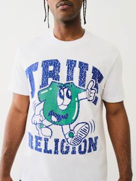 SHOEY FLOCKED LOGO TEE