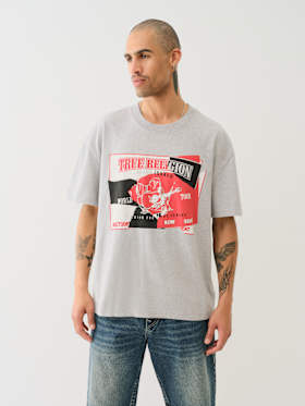 HEAVYWEIGHT TORN LOGO TEE
