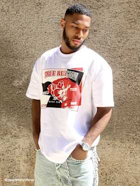 HEAVYWEIGHT TORN LOGO TEE