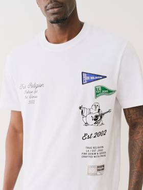 HEAVYWEIGHT COLLEGIATE LOGO TEE