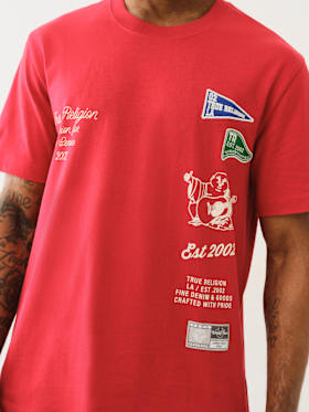 HEAVYWEIGHT COLLEGIATE LOGO TEE