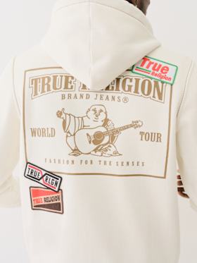 BIG T PATCH ZIP HOODIE