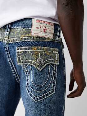 RICKY BUDDHA CAMO SUPER T STRAIGHT JEAN