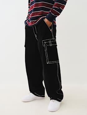VELVET BIG T CARGO BAGGY PANT