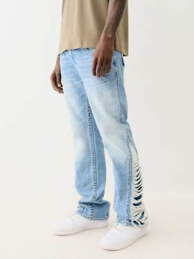 JOEY DESTROYED SLIT SLIM FLARE JEAN