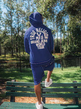 BIG T SLUB ZIP HOODIE