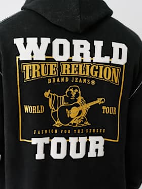 BIG T METALLIC WORLD TOUR ZIP HOODIE