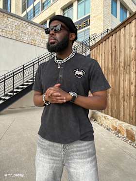 MINERAL PATCH HENLEY TEE