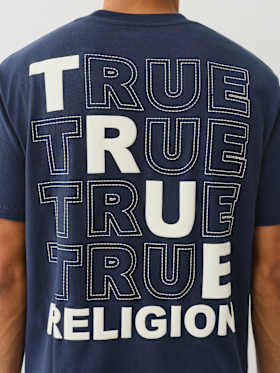 BIG T PUFF STITCH HEAVYWEIGHT TEE