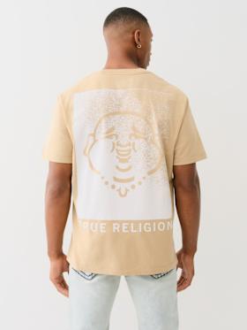 FLOCKED BUDDHA TEE
