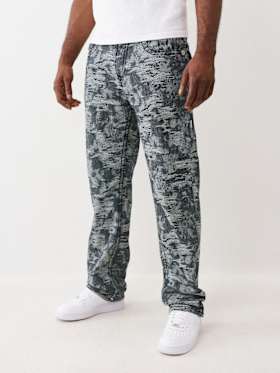 BOBBY JACQUARD SUPER T BAGGY JEAN 32"