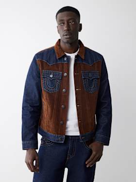 JIMMY CORDUROY DENIM JACKET