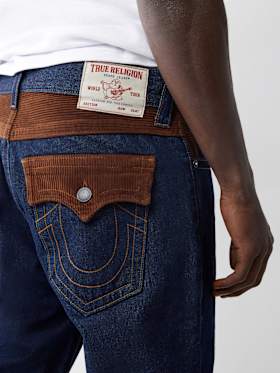 RICKY CORDUROY DETAILED STRAIGHT JEAN