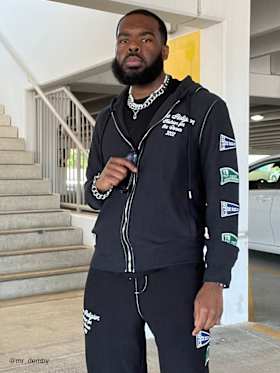 FRENCH TERRY ZIP HOODIE