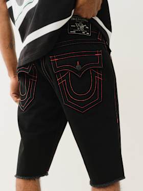 RICKY FRAYED FLAP SHORT