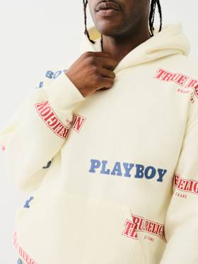 TRUE RELIGION X PLAYBOY CINCHED HOODIE