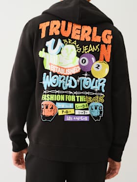 GRAFFITI ZIP HOODIE