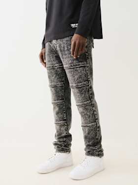 ROCCO STACKED ZIPPER SKINNY JEAN