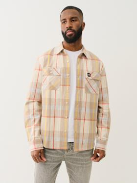 LONG SLEEVE PLAID WORKWEAR SHIRT