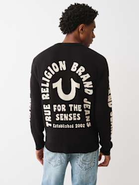 RELAXED LOGO SWEATER