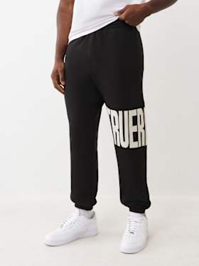 KNIT LOGO PANEL JOGGER