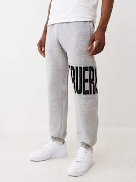KNIT LOGO PANEL JOGGER