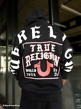SCRIPT LOGO  ZIP HOODIE