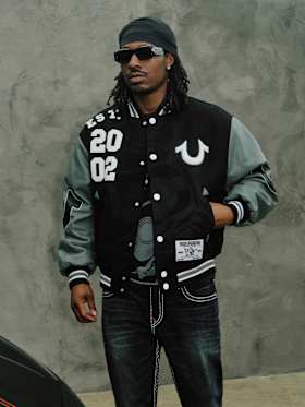 TRUE OG BOXY VARSITY JACKET