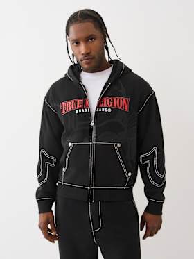 BUDDHA BIG T ZIP HOODIE