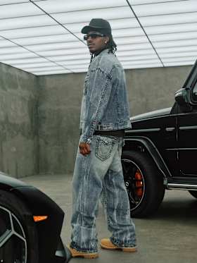 VINNY SUPER T ULTRA BAGGY JEAN 34"