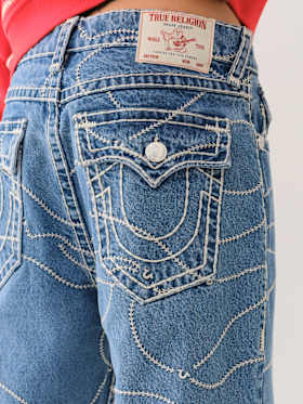 VINNY SUPER T BASEBALL STITCH ULTRA BAGGY JEAN