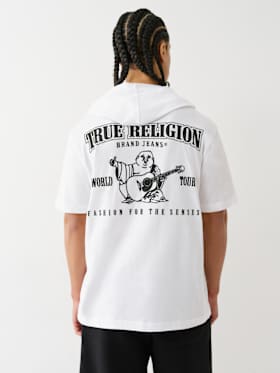 BUDDHA LOGO HOODED HEAVYWEIGHT TEE