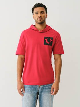 BUDDHA LOGO HOODED HEAVYWEIGHT TEE