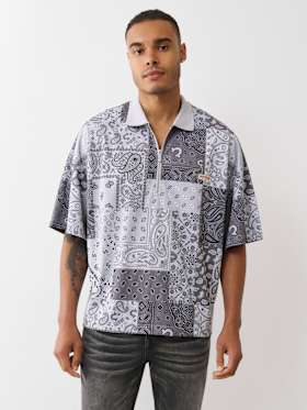 BANDANA MESH OVERSIZED POLO