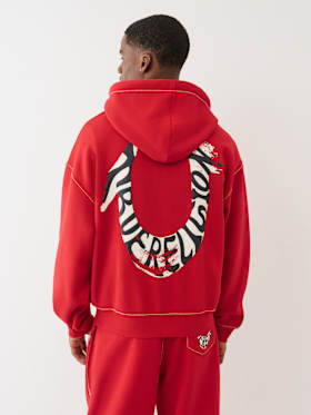 HORSESHOE PAINT BIG T ZIP HOODIE
