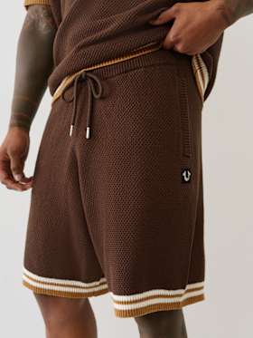 KNIT SWEATSHORTS