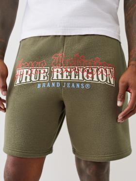 MULTI LOGO PRINT SWEATSHORT