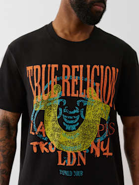 BUDDHA FACE HORSESHOE TEE