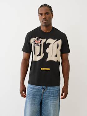 HEAVYWEIGHT TRUE BIKER LOGO TEE 