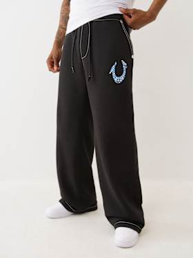 PAINTED HORSESHOE BAGGY BIG T SWEATPANT