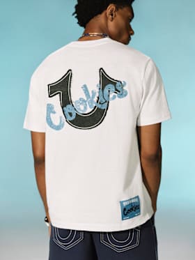 TRUE RELIGION X COOKIES APPLIQUÉ TEE
