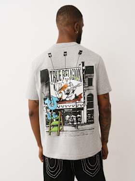 SPRAY PAINT SIGNAGE GRAPHIC TEE
