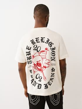 BLOCKED LOGO GRAPHIC TEE