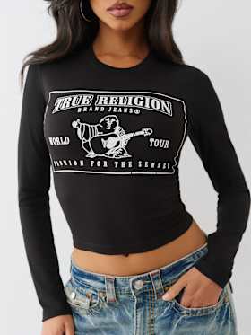 LONG SLEEVE LOGO BABY TEE