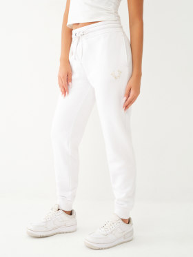 STUDDED FLEECE JOGGER