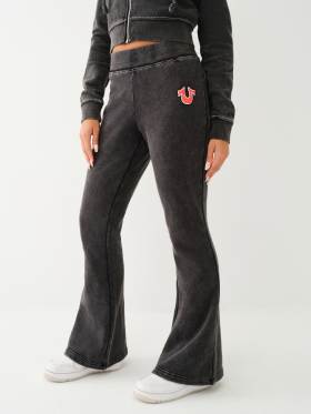 BIG T LOW RISE FLARE SWEAT PANT